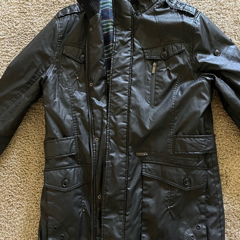 Black Leather Jacket - Picture 3 of 4